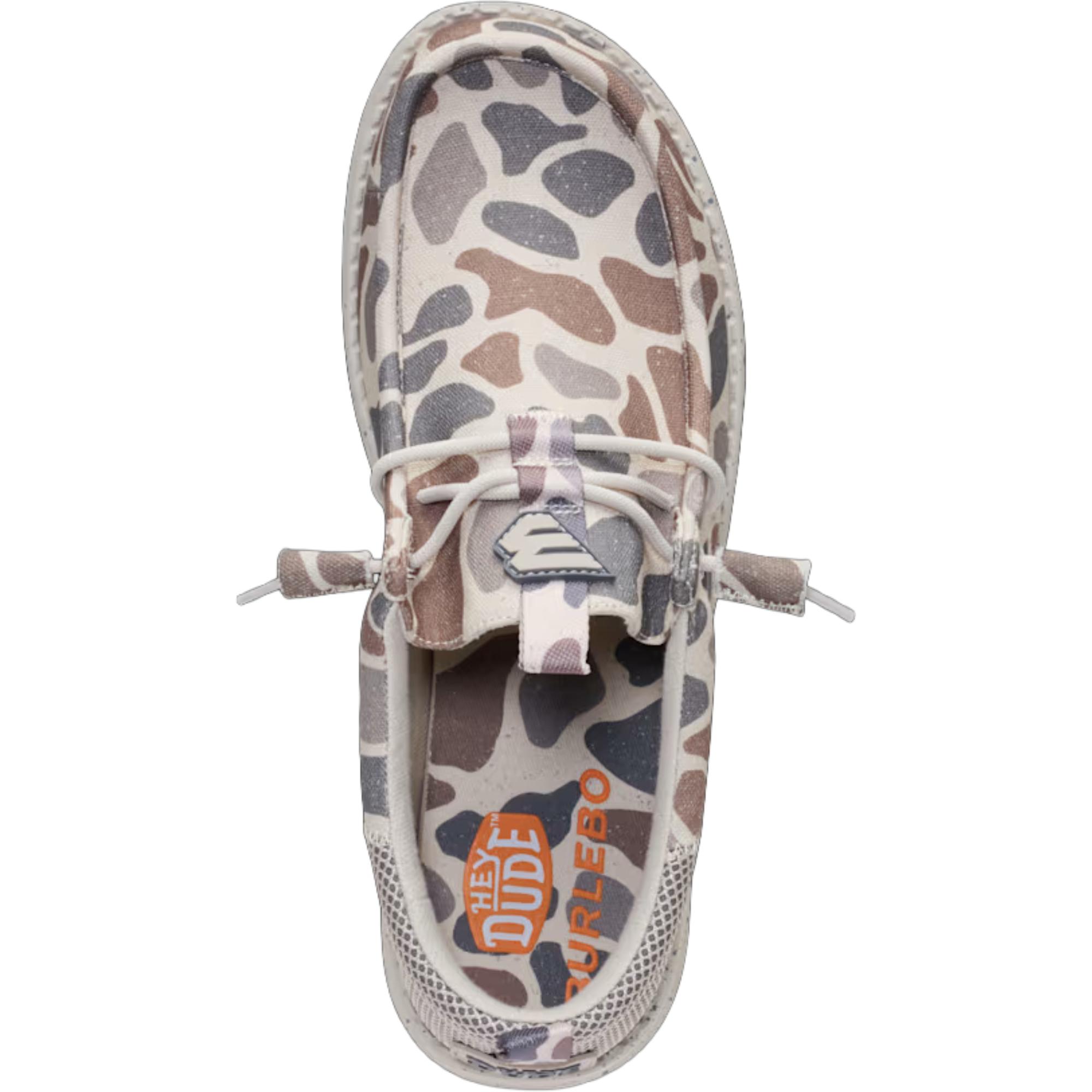 Hey Dude Men's BURLEBO Wally Funk Deer Camo Shoes - Sun & Ski Sports