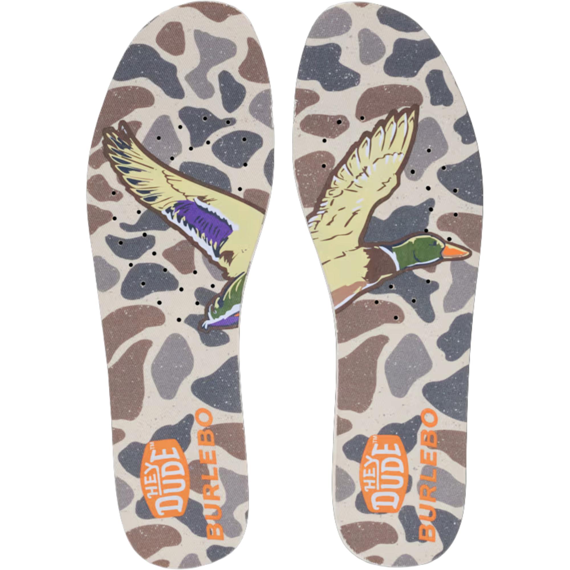 Hey Dude Men's BURLEBO Wally Funk Deer Camo Shoes - Sun & Ski Sports