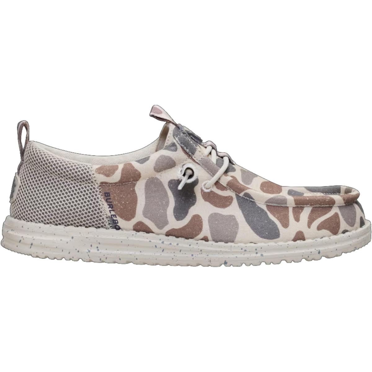 Hey Dude Men's BURLEBO Wally Funk Deer Camo Shoes - Sun & Ski Sports