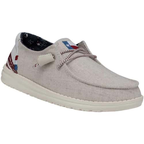 Hey Dude Women's Wendy Texas Canvas Slip On Casual Shoes alt image view 2