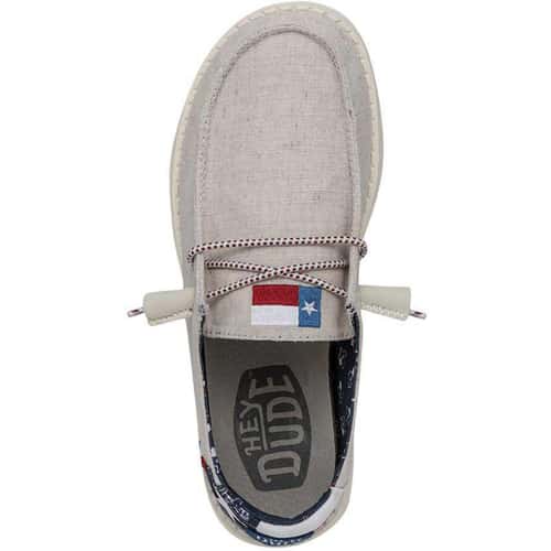 Hey Dude Women's Wendy Texas Canvas Slip On Casual Shoes alt image view 6