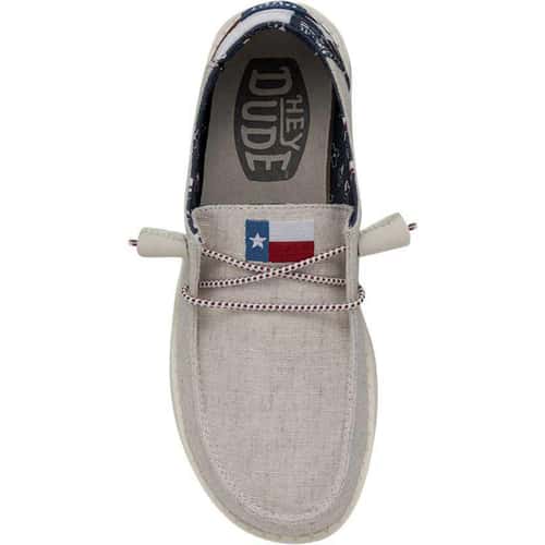 Hey Dude Women's Wendy Texas Canvas Slip On Casual Shoes alt image view 7