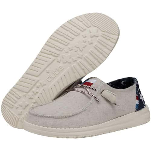 Hey Dude Women's Wendy Texas Canvas Slip On Casual Shoes alt image view 8