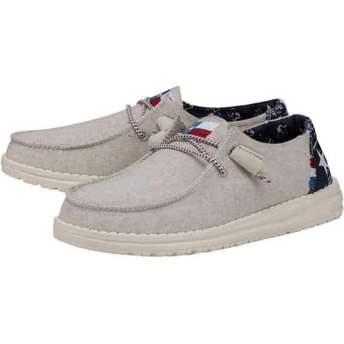 Hey Dude Women's Wendy Texas Canvas Slip On Casual Shoes alt image view 9