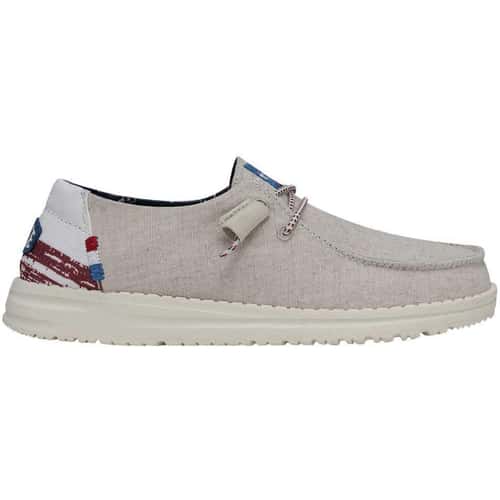 Hey Dude Women's Wendy Texas Canvas Slip On Casual Shoes alt image view 1