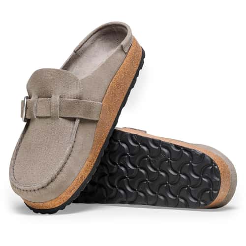 Birkenstock Women's Buckley Suede Leather Slippers - Narrow alt image view 3