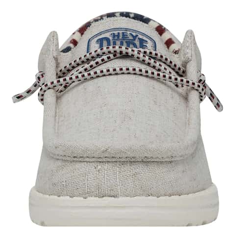 Hey Dude Boys' Wally Youth Patriotic Casual Shoes (Big Kids/Little Kids) alt image view 11