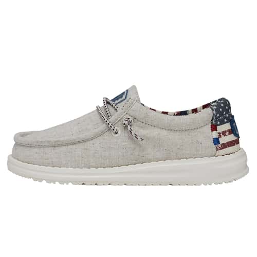 Hey Dude Boys' Wally Youth Patriotic Casual Shoes (Big Kids/Little Kids) alt image view 7