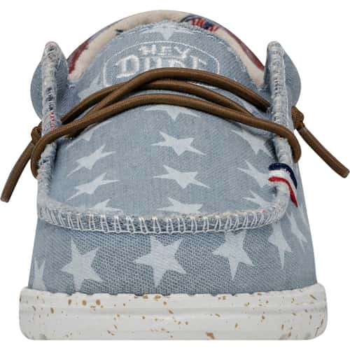 Hey Dude Boys' Wally Youth Americana Casual Shoes alt image view 3