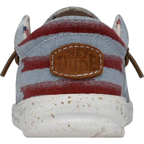 Hey Dude Boys' Wally Youth Americana Casual Shoes alt image view 6