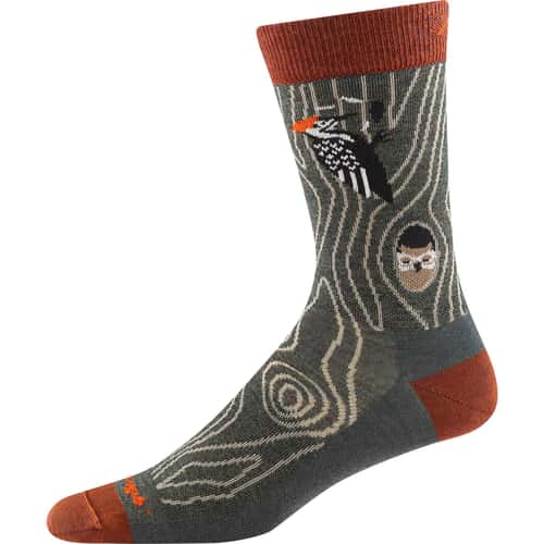 Darn Tough Vermont Men's Woody Crew Lightweight Casual Socks alt image view 3