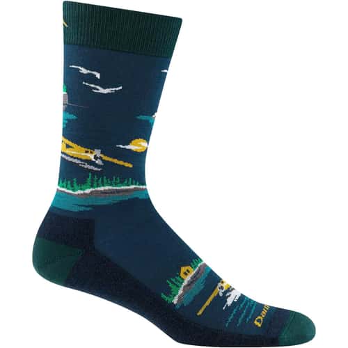 Darn Tough Vermont Men's Float Boat Crew Lightweight Lifestyle Socks alt image view 1