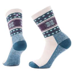 Smartwool Unisex Everyday Cozy Snowflake Dream Crew Socks