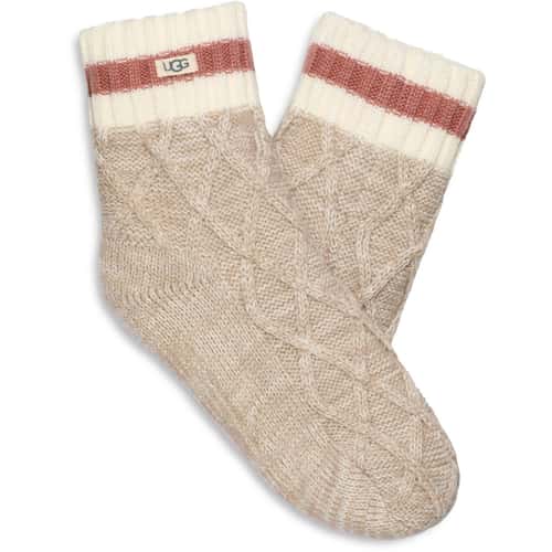 UGG Women's Deedee Fleece Quarter Socks alt image view 1