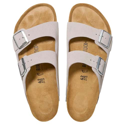 Birkenstock Arizona Suede Embossed Sandals alt image view 3