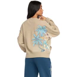Billabong Women's Palmin Camp Crewneck Sweatshirt