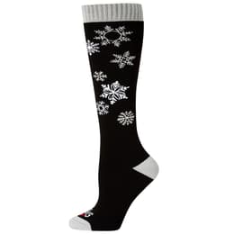 Hot Chillys Women's Snowfall Mid Volume Socks