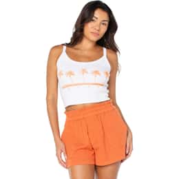 ROXY Women's Five Palm Stripe Tank Top
