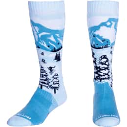 Hot Chillys Chill Thrill Blue Mid Volume Sock