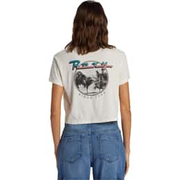 ROXY APPAREL Women's Baja Cali Cropped T Shirt