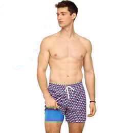 Chubbies Men's Blue Ridge 5.5 in Lined Swim Trunks