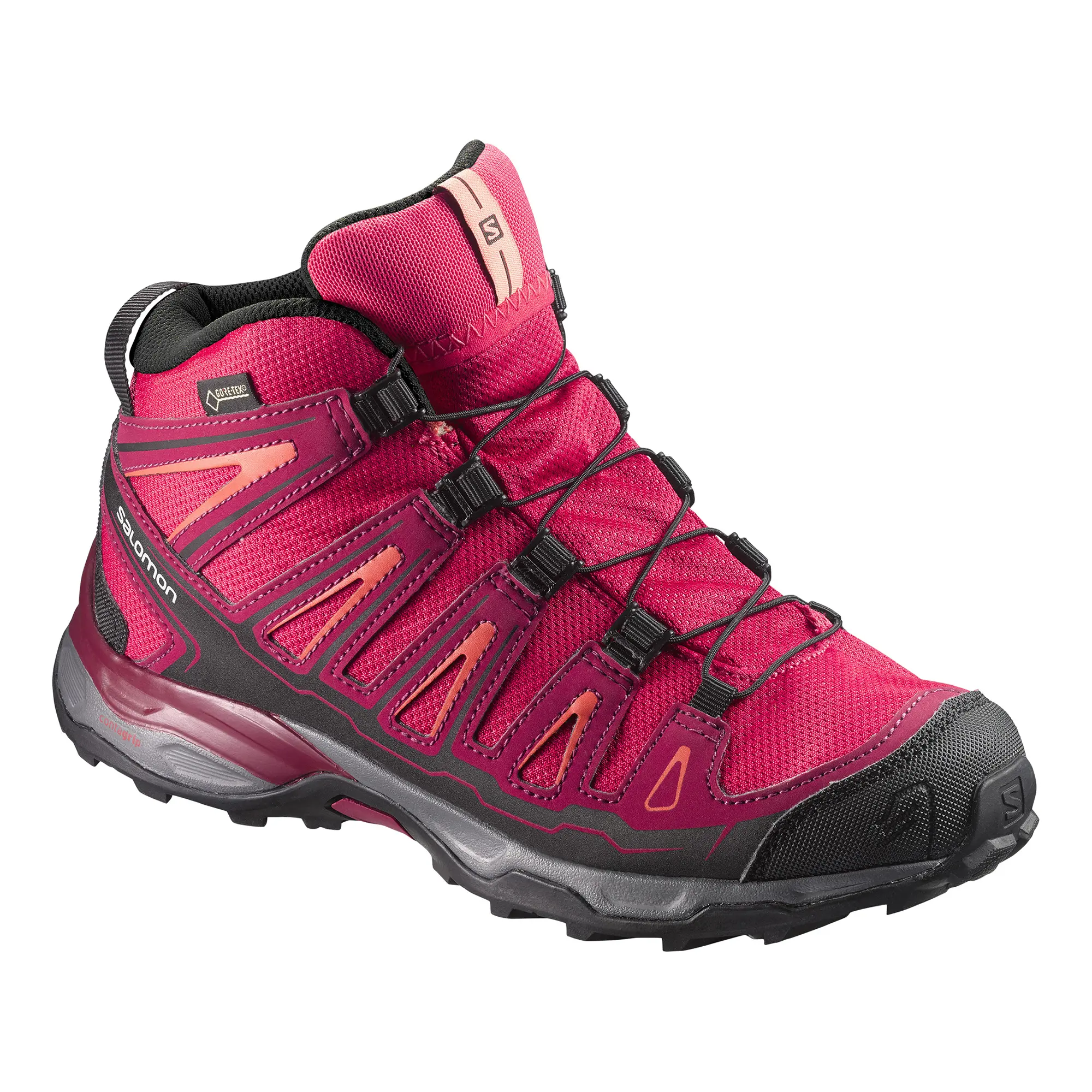 Salomon Kids' X-Ultra Mid GORE-TEX Hiking Shoes -  00889645402901