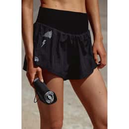 Free People Women's Carpe Diem Tattoo Print Shorts