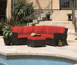 North Cape Cabo Jacobean 3-Piece Wicker Sectional