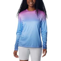 Columbia Women's Tidal Tee PFG Palm Rise Long Sleeve Shirt