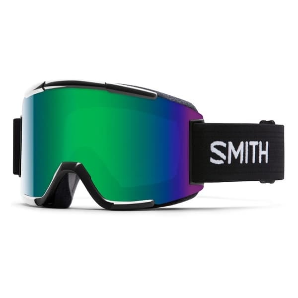 Smith Squad Snow Goggles With Green Sol X Lenses Sun & Ski