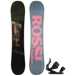 Rossignol Men's Sawblade Wide Snowboard + Rossignol Cobra Snowboard Bindings Package '23