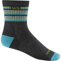 Darn Tough Vermont Women's Wide Open Multi Stripe Midweight Micro Crew Socks