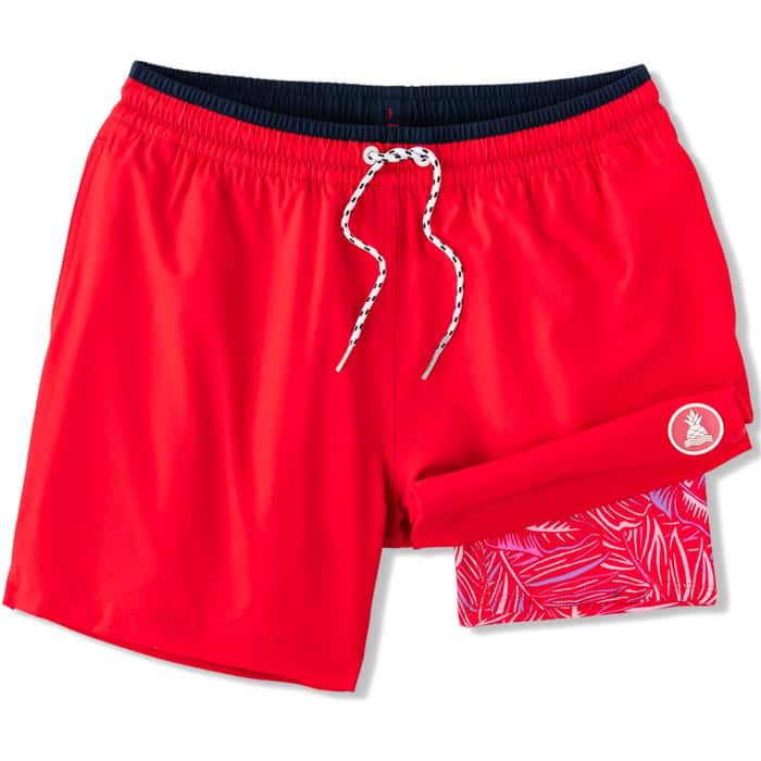 Chubbies Men's Fired Up 5.5" Lined Classic Swim Trunks"