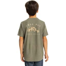 Free Fly Kids' Vintage Camo Redfish T Shirt