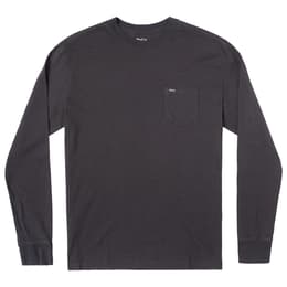 RVCA Men's Solo Label Long Sleeve T Shirt