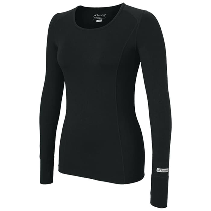 Terramar Women's Cloud Nine 2.0 Baselayer Scoop Neck Top Sun & Ski Sports