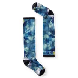 Smartwool Kids' Ski Zero Cushion Tie Dye Print Over The Calf Socks