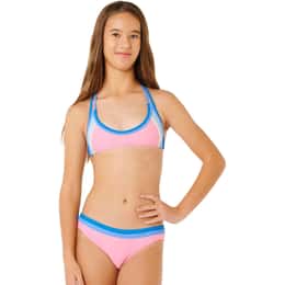 Rip Curl Girls' Surf Revival Bikini Set