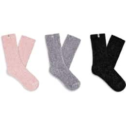 UGG Women's Leda Sparkle 3-Pack Socks