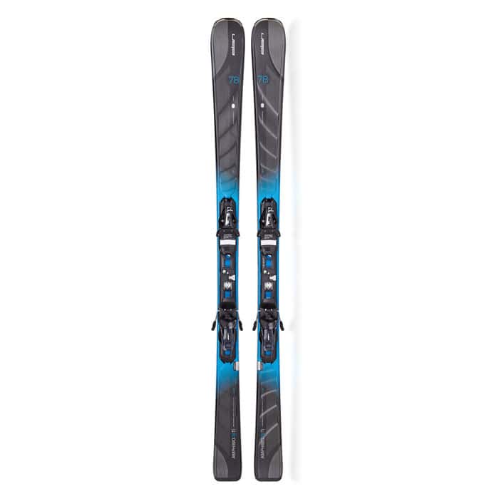 Elan Men's Amphibio 78 Ti All Mountain Skis with EL 11.0 Fusion