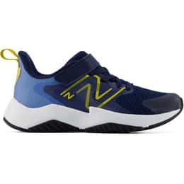 New Balance Little Kids' Rave Run v2 Bungee Lace w/ Top Strap Running Shoes