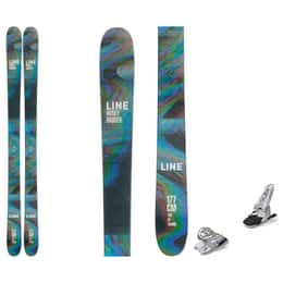LINE Men's Honey Badger Skis + Marker Griffon 13 ID Ski Bindings '24 Snow Ski Package