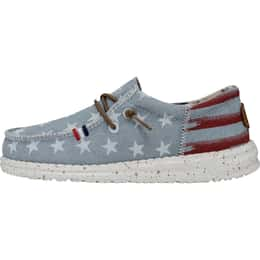 Hey Dude Men's Wally Patriotic Casual Shoes