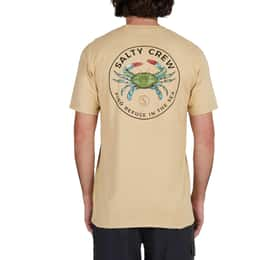 Salty Crew Men's Blue Crabber T Shirt