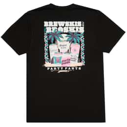 Party Pants Men's Brewskis For The Broskis Short Sleeve T-Shirt