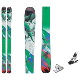 LINE Women's Pandora 84 Snow Skis + Marker Squire 11 Ski Bindings Package '24