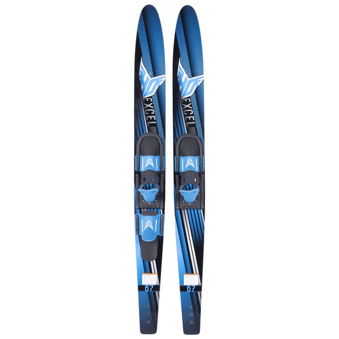 HO Sports Excel Waterskis With Horseshoe RTS Bindings '20 Sun & Ski