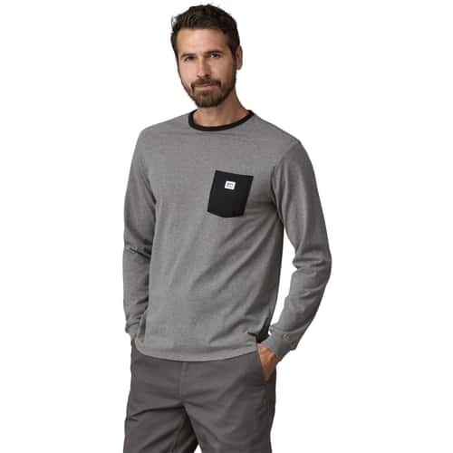 Patagonia Men's Shop Sticker Pocket Responsibili-Tee® LS alt image view 0