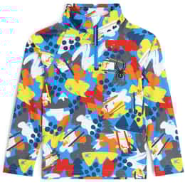Spyder Little Boys' Glacial Half Zip Turtleneck Baselayer Top