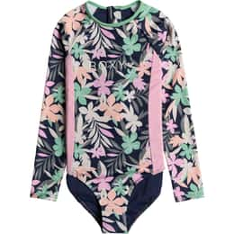 ROXY Girls' Ilacabo Active Onesie Printed Surf Tee